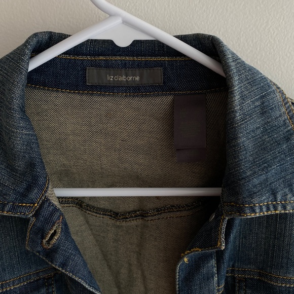 Liz Claiborne, SZ small Blue Jean jacket, 2 front pockets and two side pockets - Picture 6 of 16